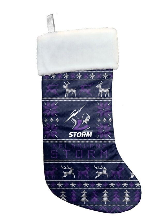 SALE SALE SALE Melbourne Storm Xmas Stocking