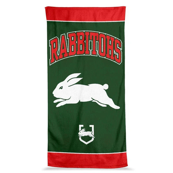 South Sydney Rabbitohs Jumbo Beach Bath Towel