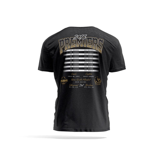 STOCKTAKE SALE 2023 AFL Premiers Collingwood Magpies Men's Flag Tee