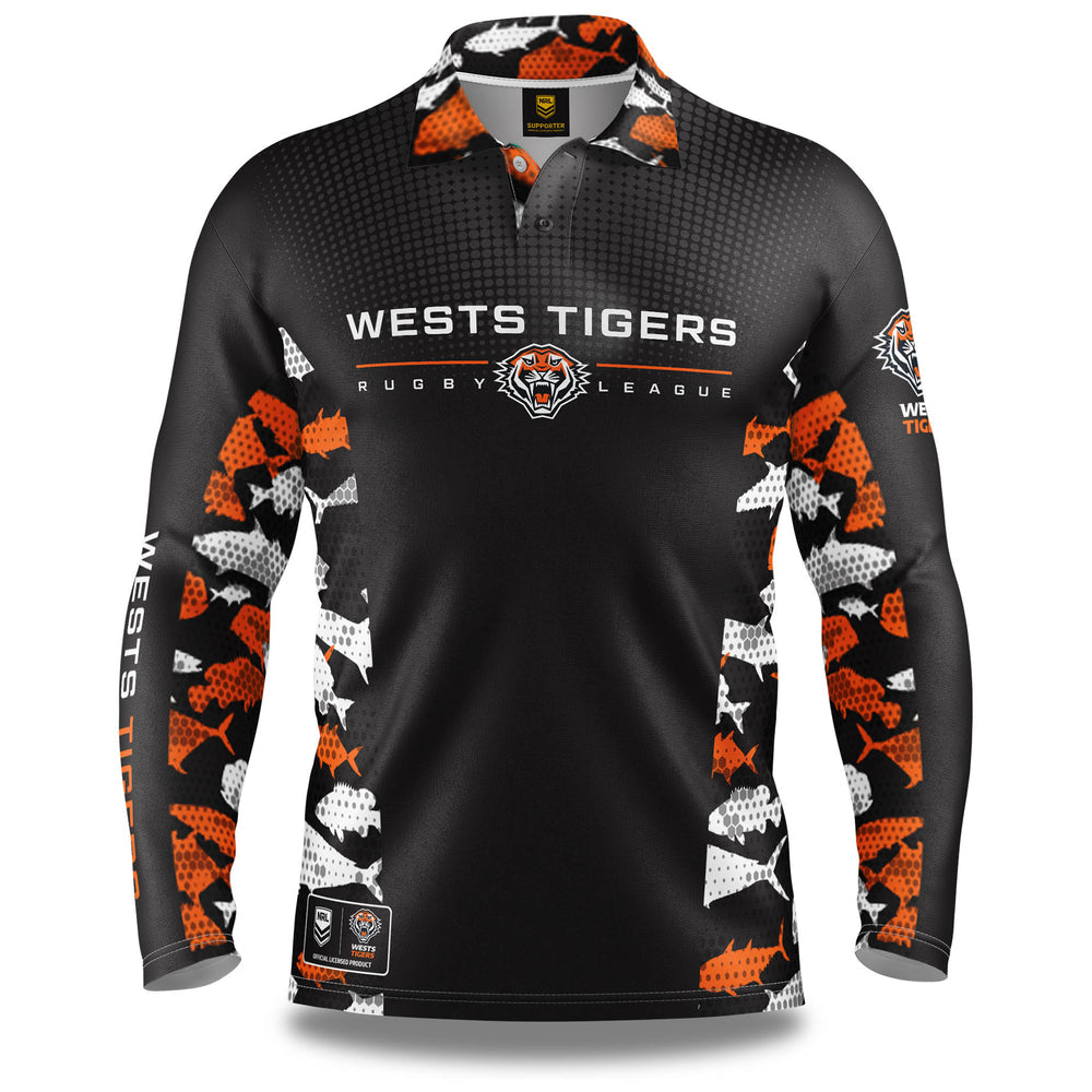 SALE SALE SALE Wests Tigers "Reef Runner’ Fishing Shirts