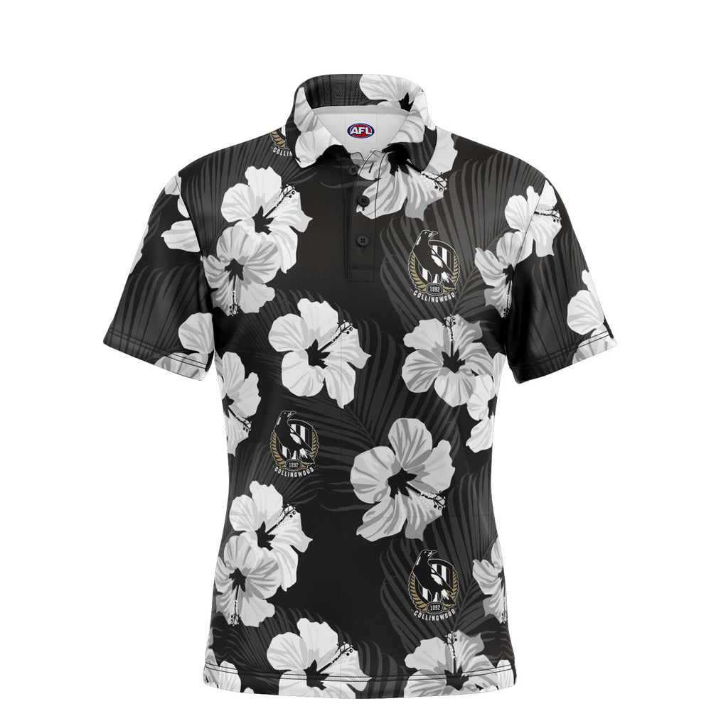 Collingwood Magpies ‘Aloha’ Golf Polo