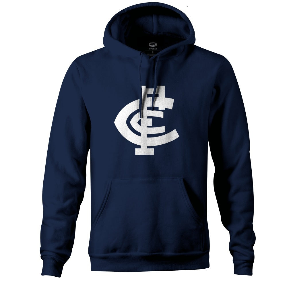 SALE SALE SALE Carlton Blues Adults Logo Hoodie