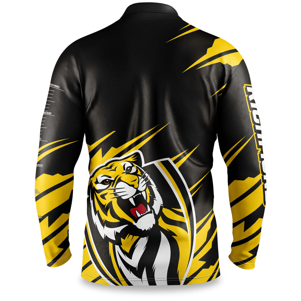SALE SALE SALE Richmond Tigers 'Ignition' Fishing Shirts