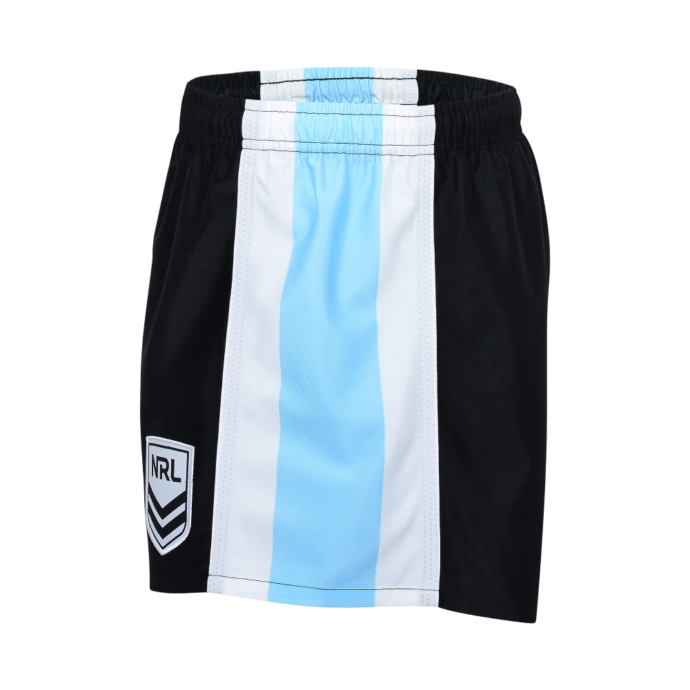 Cronulla Sharks Men's Home Supporter Rugby Shorts.