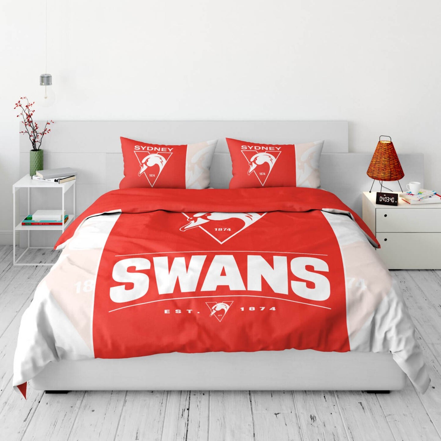 SALE Sydney Swans Quilt Doona Cover - Queen