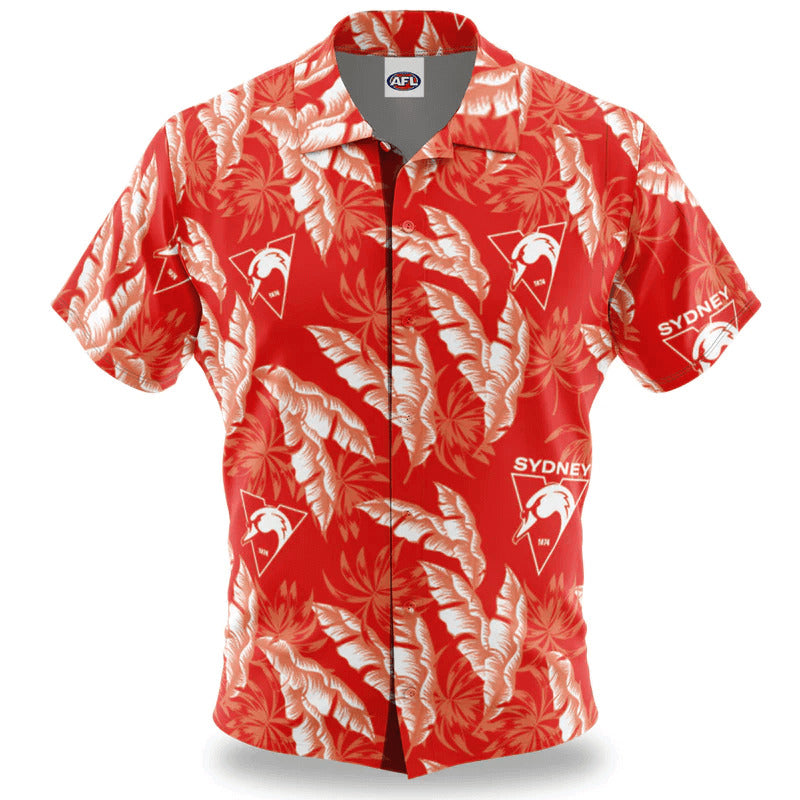 SALE SALE SALE Sydney Swans Paradise' Hawaiian Shirt