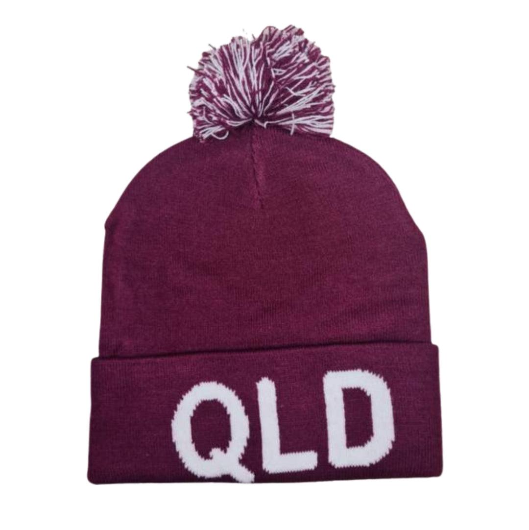 QLD Pom Pom Beanie