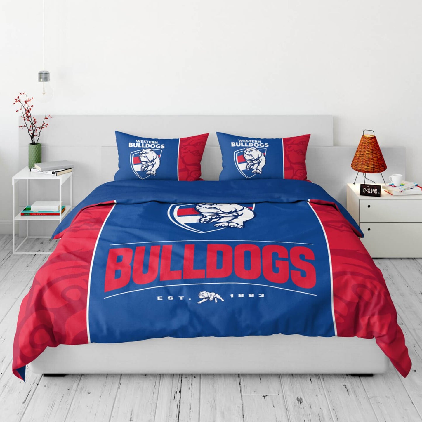 SALE Western Bulldogs Quilt Doona Cover - Queen