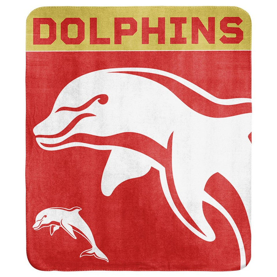 SALE SALE SALE Dolphins NRL Polar Fleece Rug Blanket