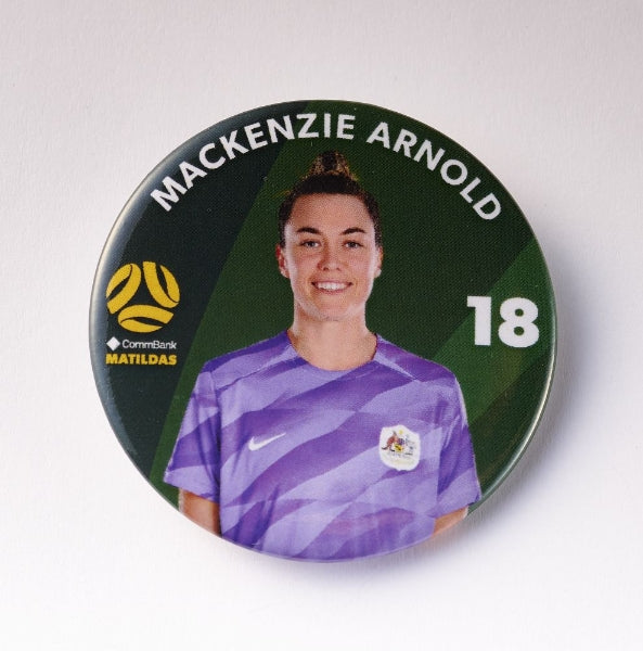 NEW IN STORE Football Australia Matildas MACKENZIE ARNOLD Fowler Player Badge