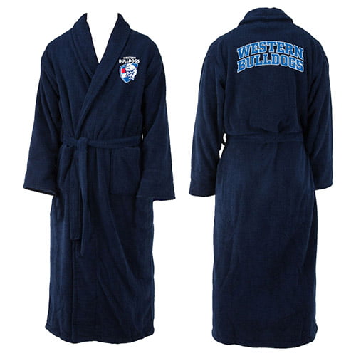 Western Bulldogs Adult Dressing Gown Robe