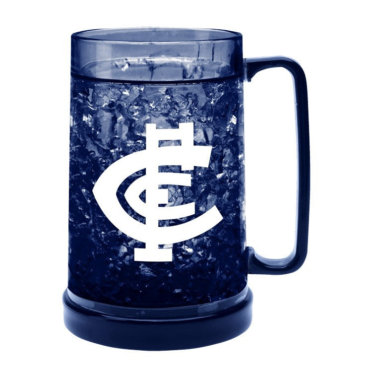 Carlton Blues AFL Ezy Freeze Colour Frosty Mug Beer Stein Cup