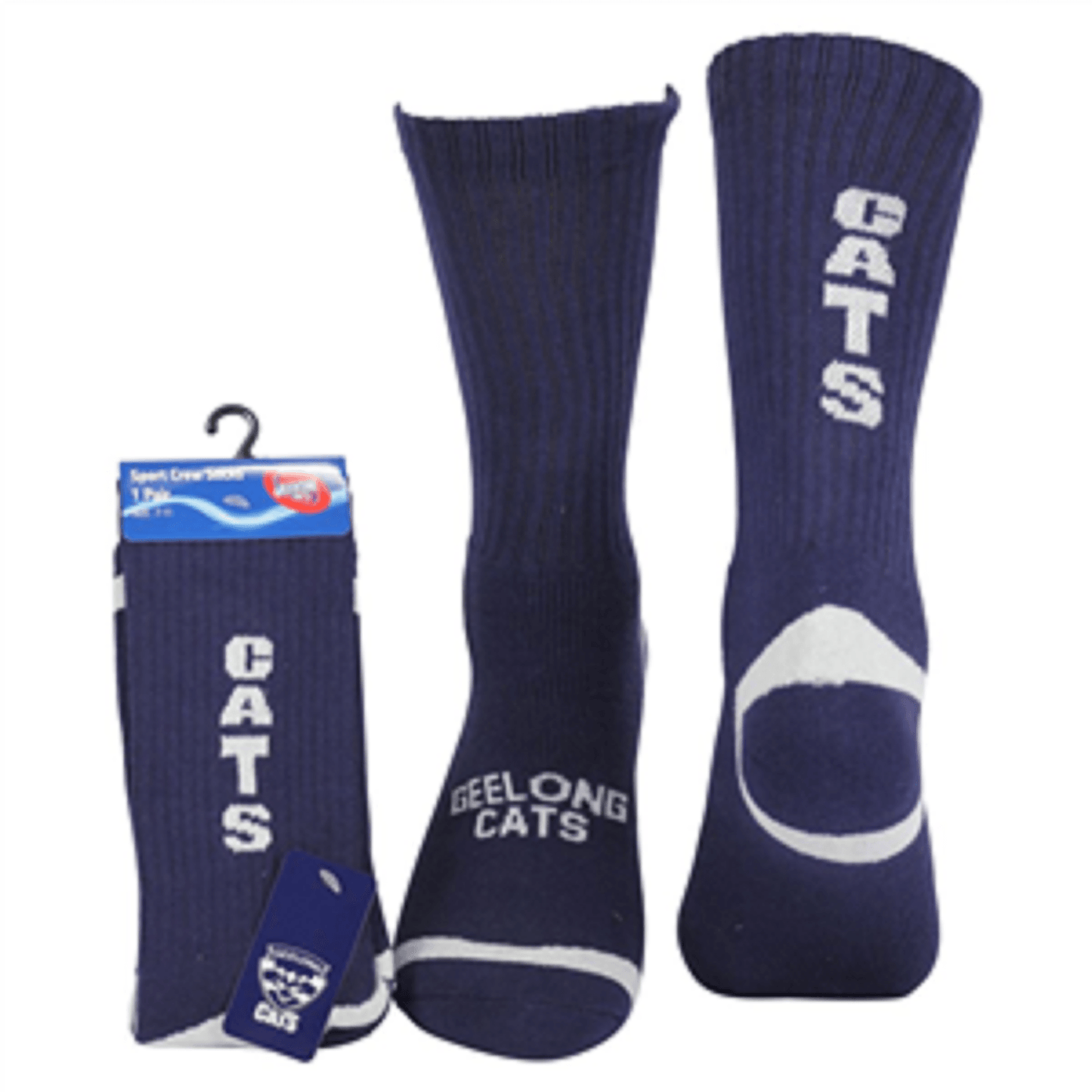 AFL Geelong Crew Socks