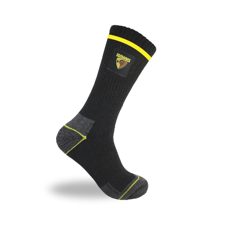 Hawthorn work sock 2pk