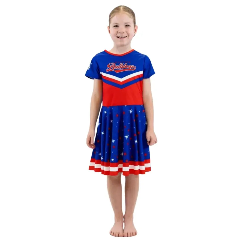 SALE SALE SALE AFL Western Bulldogs Super Star Girls Dress