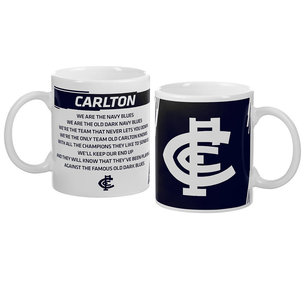 Carlton Blues Team Song Coffee Mug