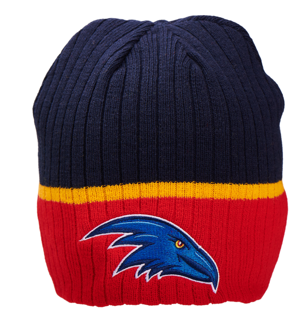 SALE Adelaide Crows Boundary Rib Beanie