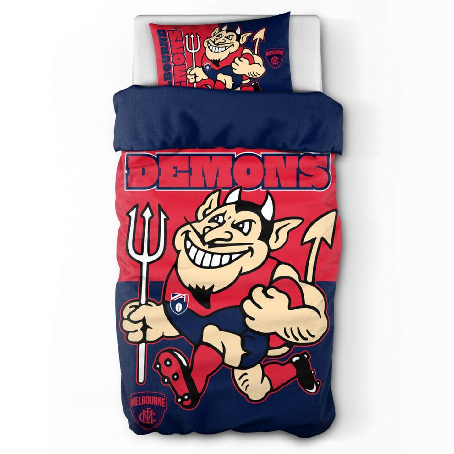SALE Melbourne Demons Doona Quilt Cover Set - Single