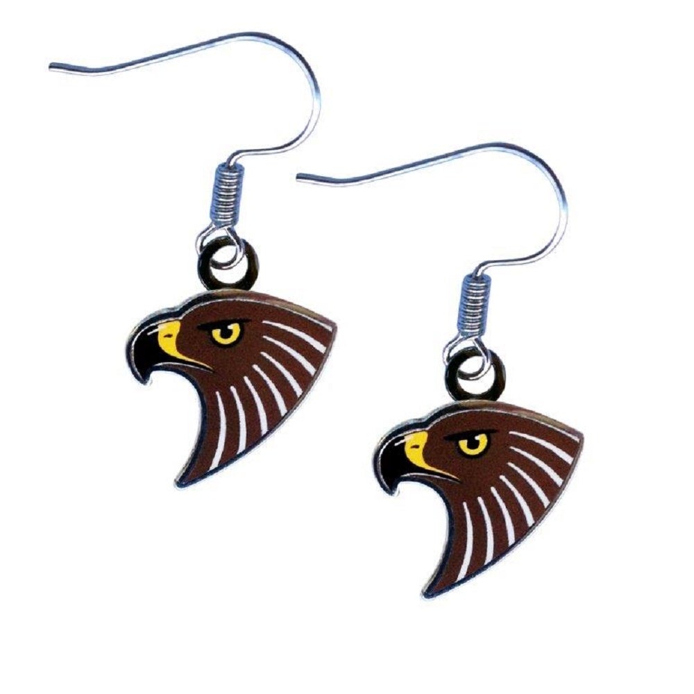 Hawthorn Hawks Earrings Official AFL