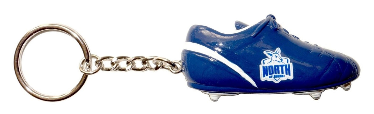North Melbourne Kangaroos Official AFL Team Logo Replica Boot Keyring