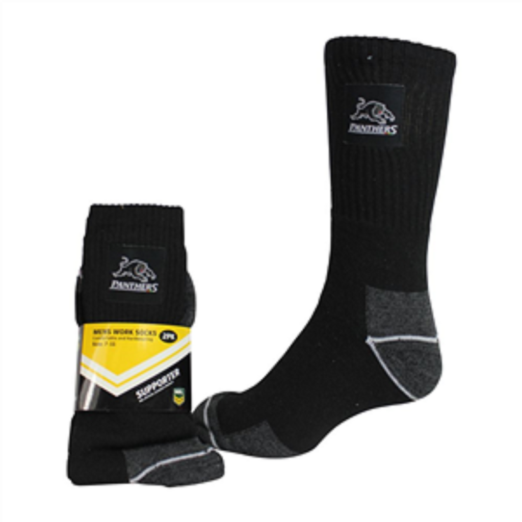 SALE SALE SALE Penrith Panthers Men's Heavy Duty work socks 2pk