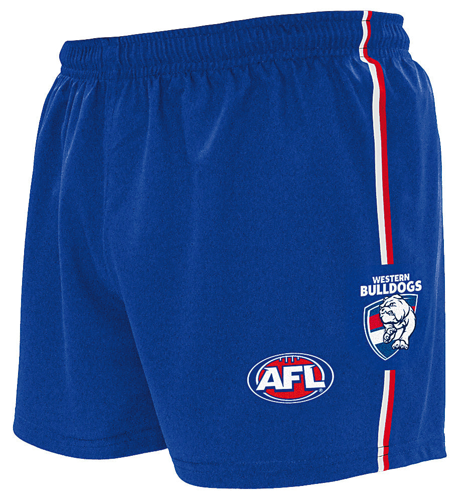 Western Bulldogs Kids Replica Logo Footy Shorts