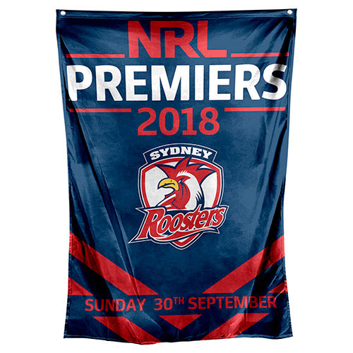 SALE SALE SALE 2018 Sydney Roosters Premiership Wall Flag