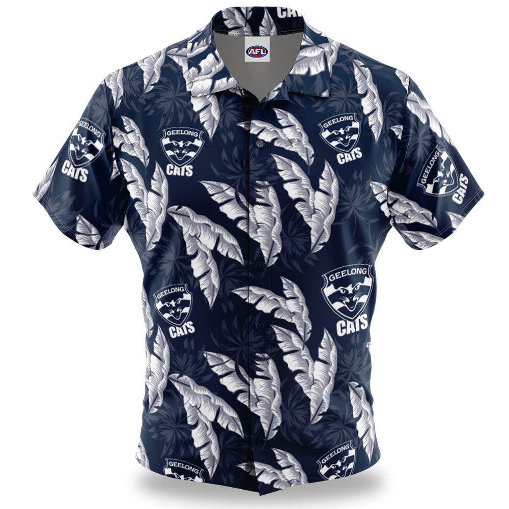SALE SALE SALE Geelong Cats Paradise' Hawaiian Shirt