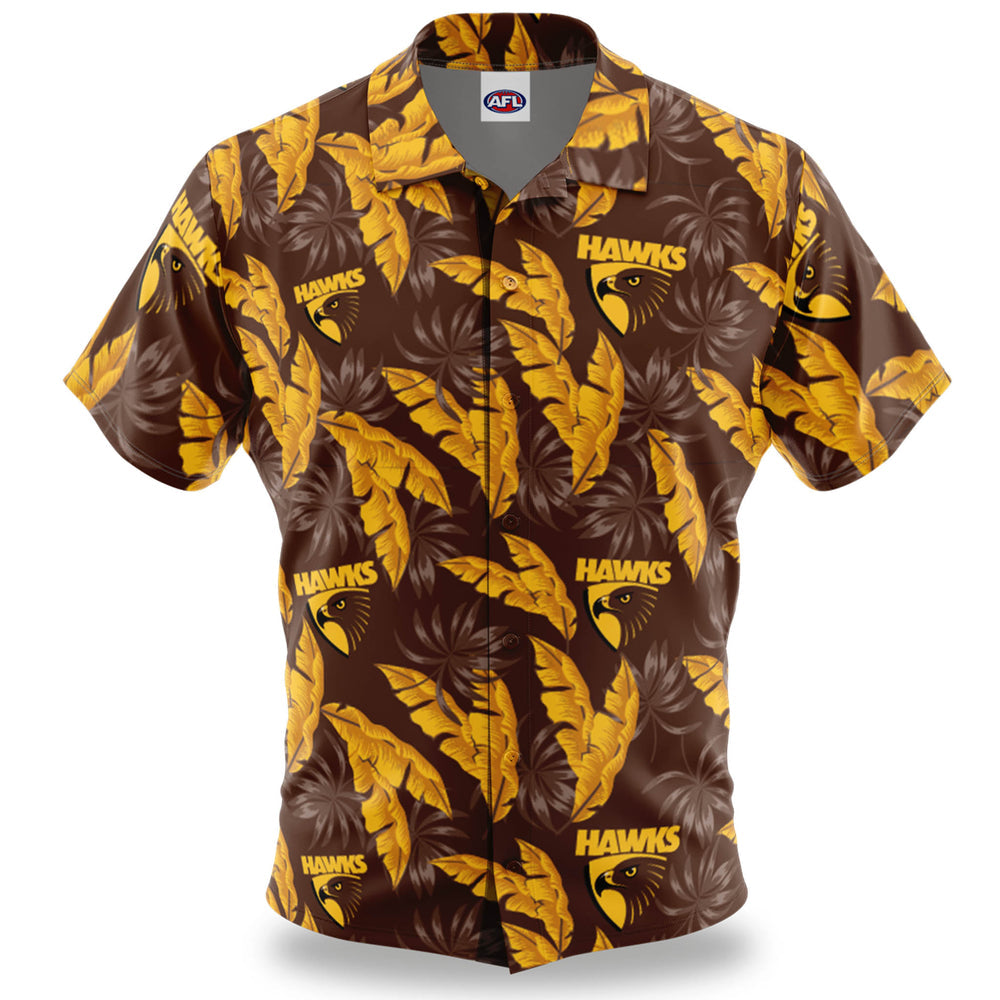 SALE SALE SALE Hawthorn Hawks Paradise' Hawaiian Shirt