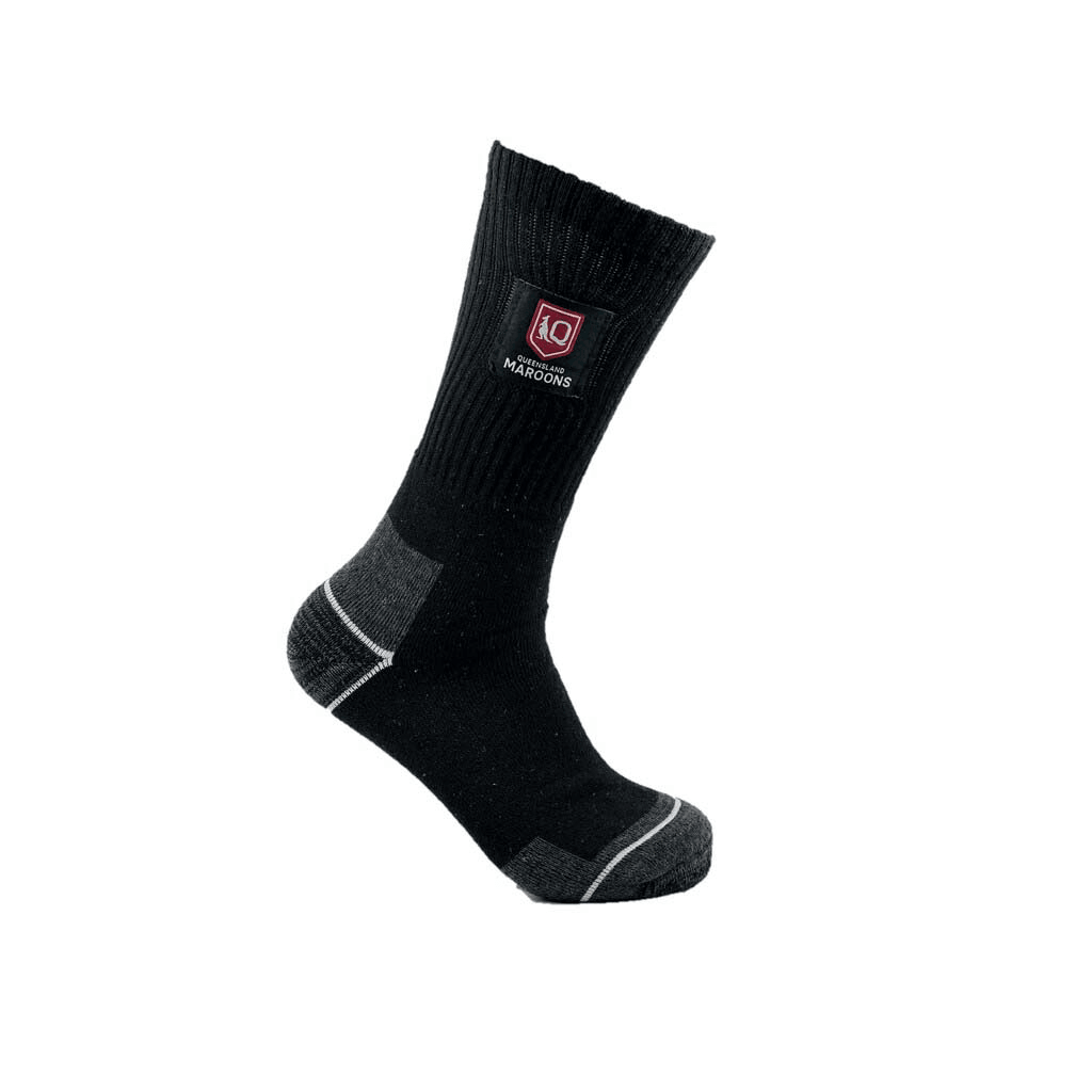 SALE SALE SALE Queensland Maroons Work Socks 2pk