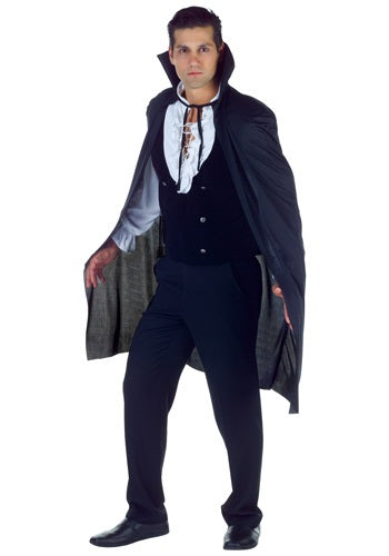Black High Collar Cape
120cm