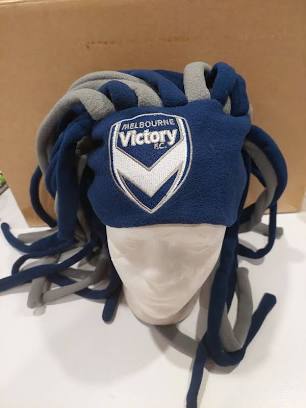 SALE SALE SALE Melbourne Victory A-League Dreadlocks Pez Supporter Beanie