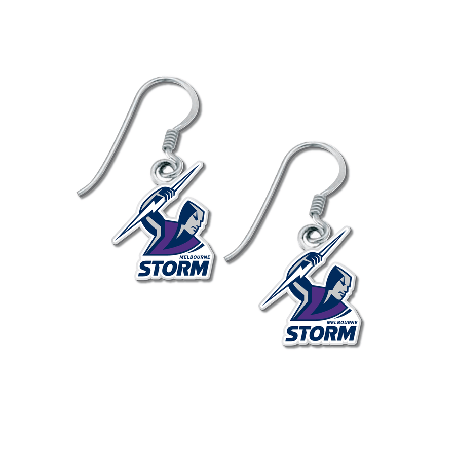 Melbourne Storm Earrings Official NRL