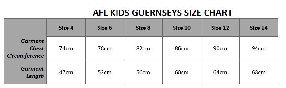 North Melbourne Kangaroos Kids Guernsey