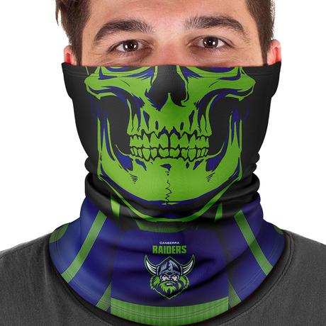 SALE SALE SALE Canberra Raiders 'skull face' multi-purpose bandana