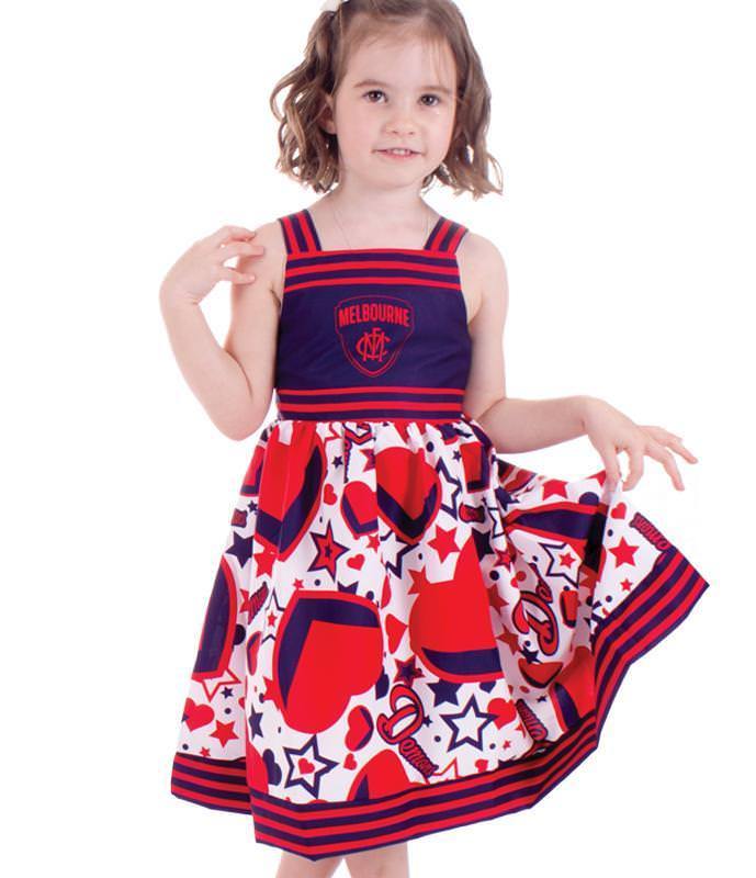 SALE SALE SALE Melbourne Demons - Stars And Stripes Dresses - Youth Toddler