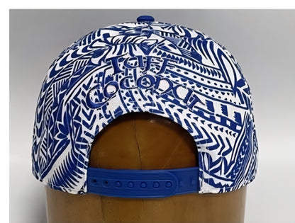 Samoa Snapback Cap Blue White