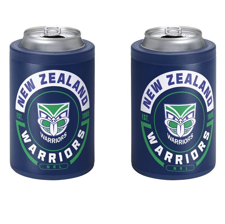 New Zealand Warriors Insulated S/Steel Stubby Holder Can Cooler