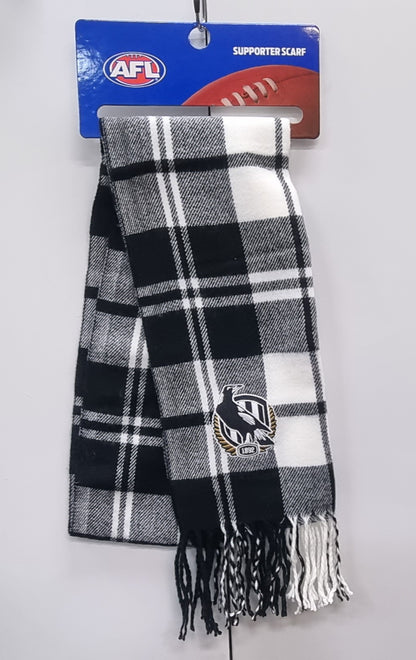 Collingwood Magpies Tartan Scarf