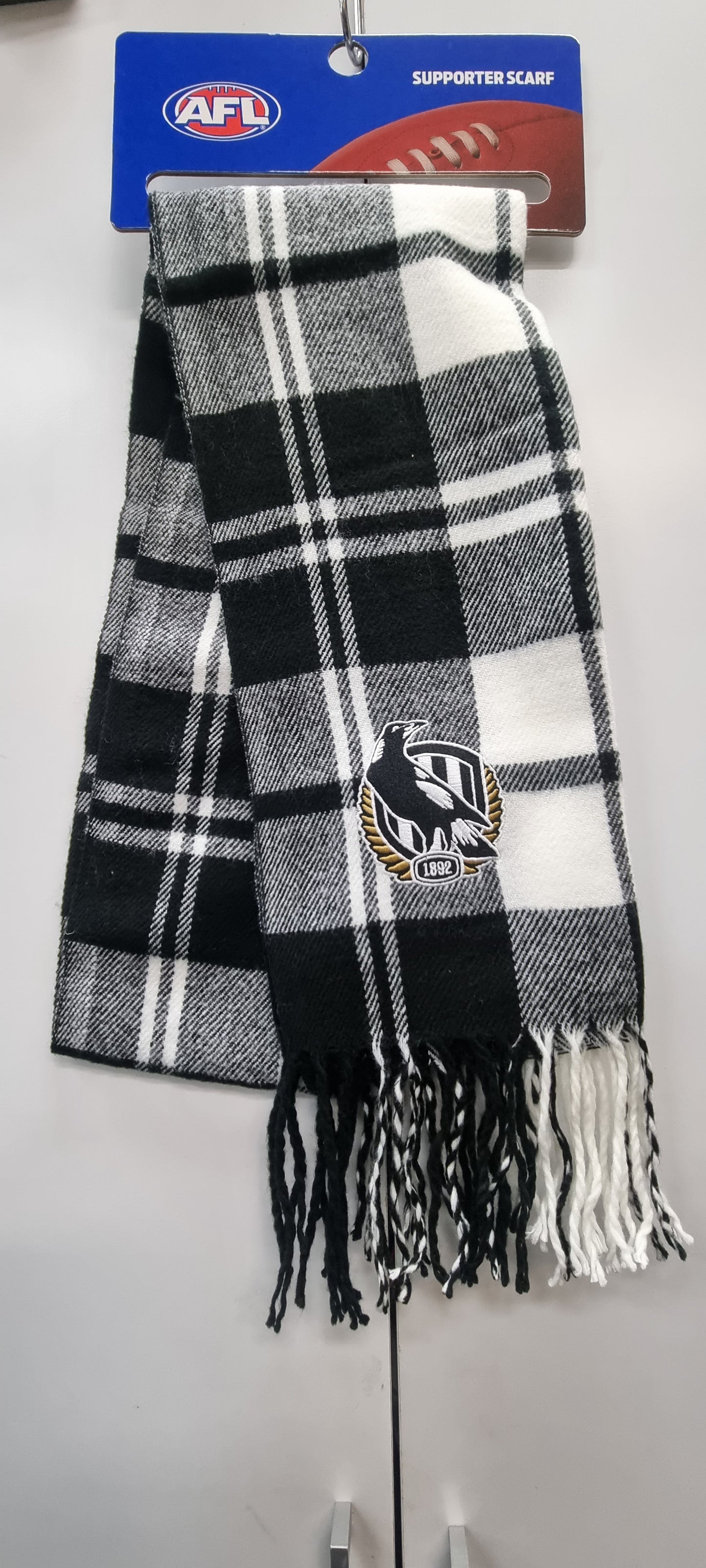 Collingwood Magpies Tartan Scarf