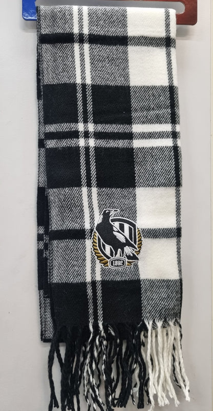 Collingwood Magpies Tartan Scarf