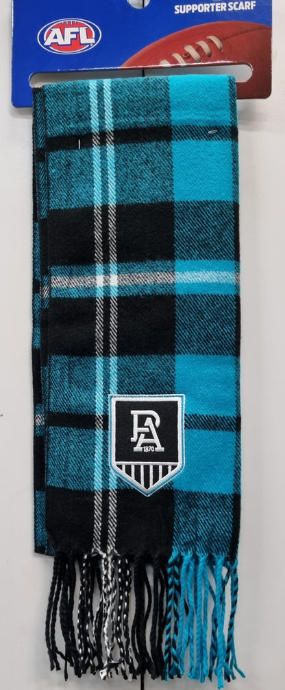 Port Adelaide Power Tartan Scarf