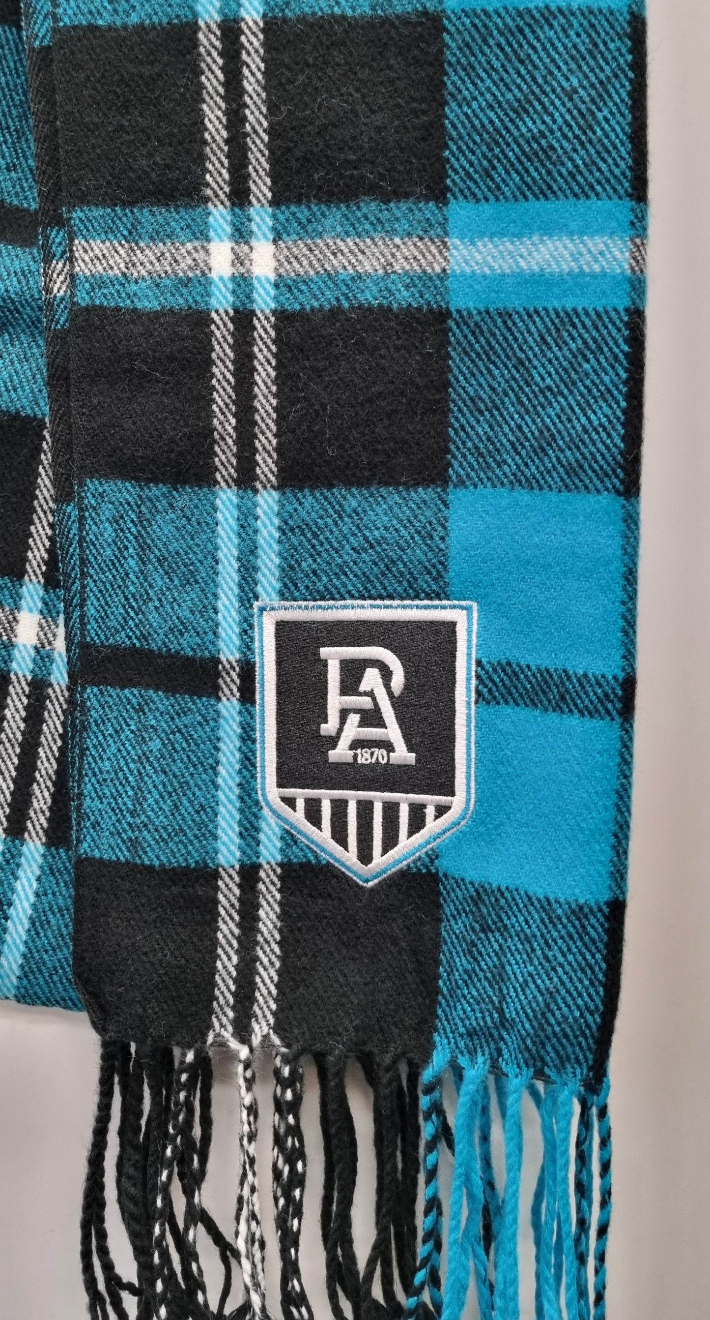 Port Adelaide Power Tartan Scarf