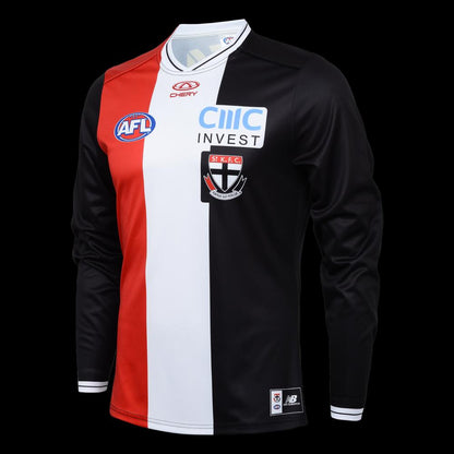 St Kilda Saints 2024 Replica Home Guernsey - Mens Long Sleeve