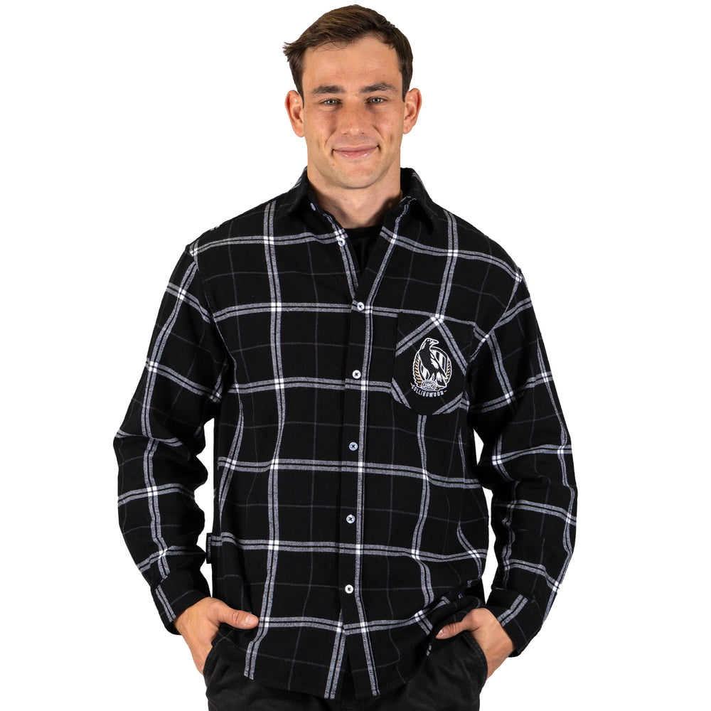 Collingwood Magpies "Mustang' Flannelette Shirt