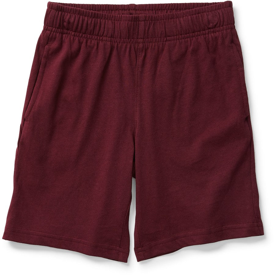 School Shorts Burgundy Kids Knit  - Maroon