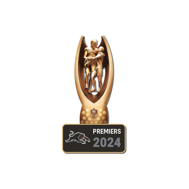 Penrith Panthers 2024 Premiers 3D Trophy Pin