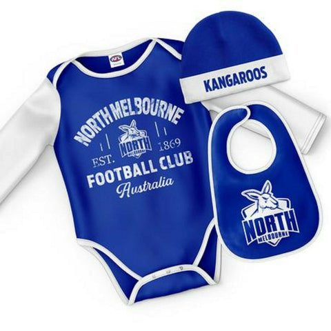 North Melbourne 3pc baby set