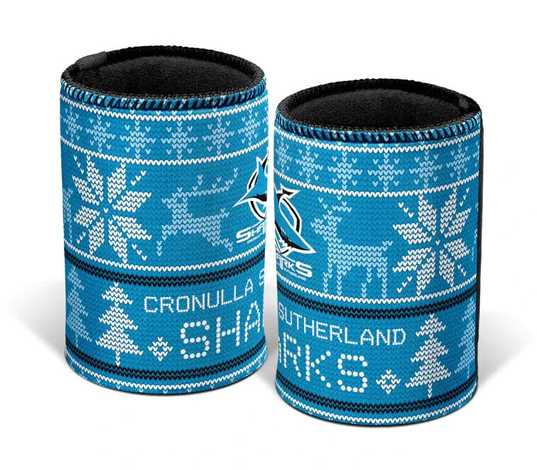 Cronulla Sharks Xmas Can Cooler