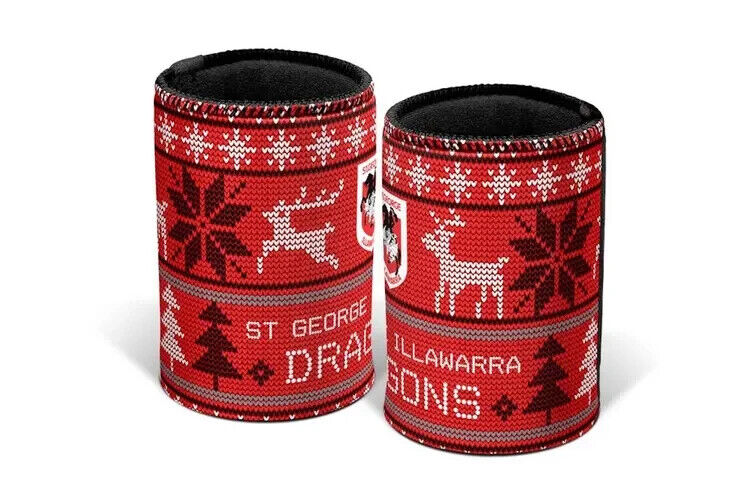 St George Dragons Xmas Can Cooler